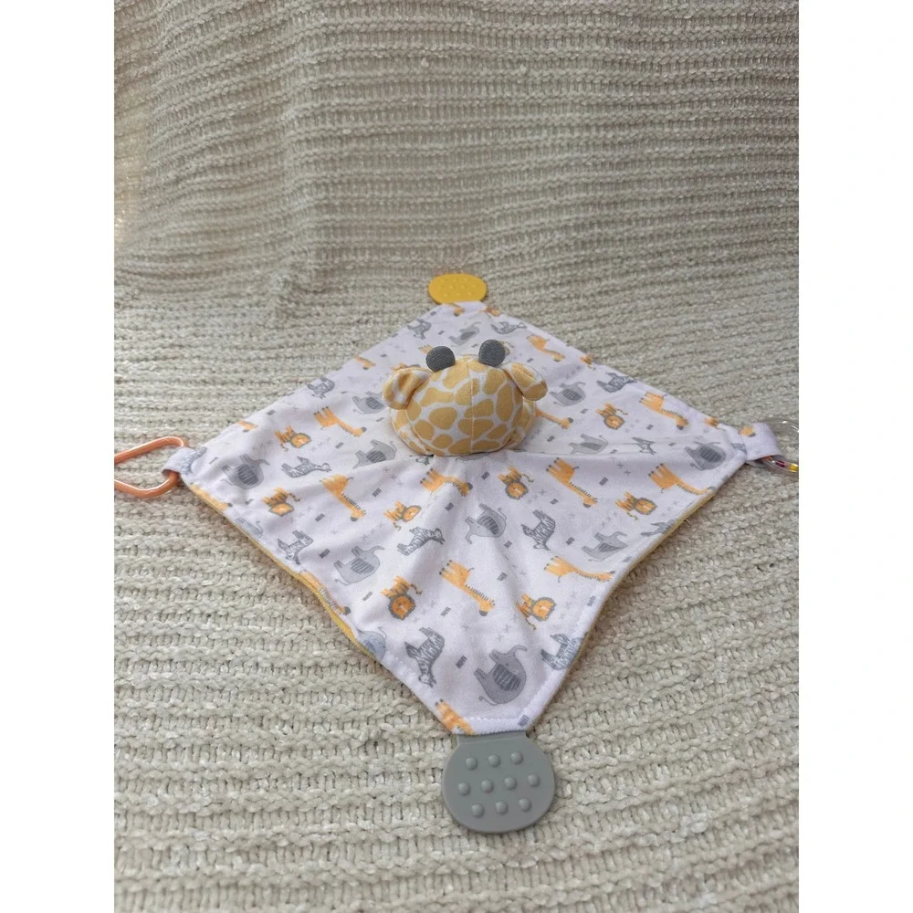 Modern Baby Giraffe Lovey‎ Security Blanket Safari Plush Stuffed Animal Kids Toy